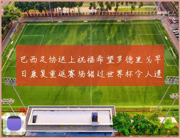 巴西足协送上祝福希望罗德里戈早日康复重返赛场错过世界杯令人遗憾